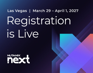 Nutanix .NEXT 2027, Las Vegas, March 29 to April 1, 2027: registration is live