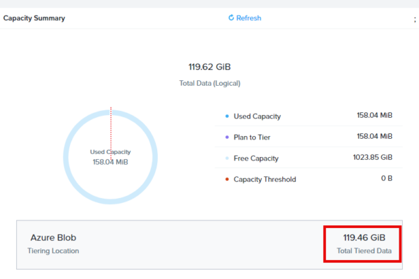 Smart Tiering Nutanix Files to Azure Cool Blob Storage