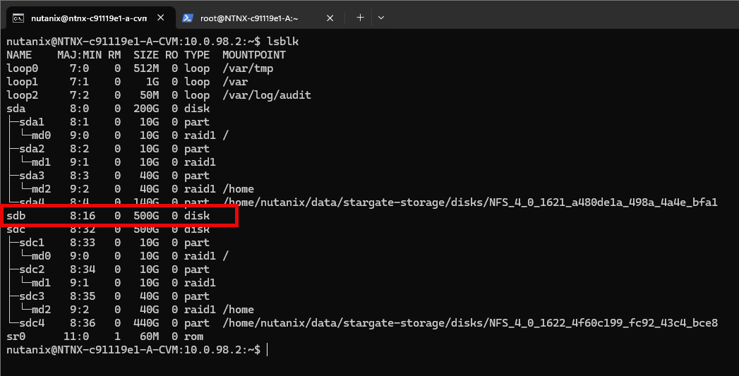 Adding extra disk to Nutanix Community Edition - Jeroen Tielen