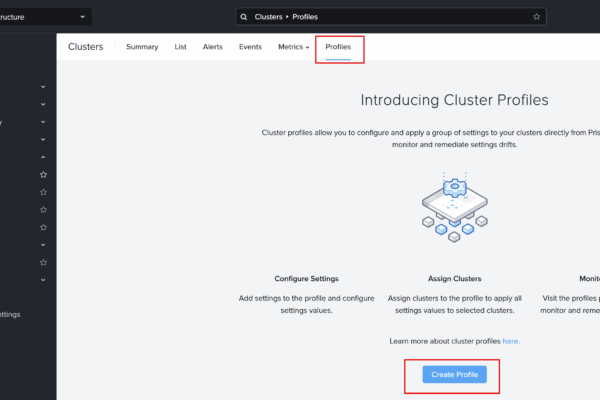Nutanix Cluster Profiles