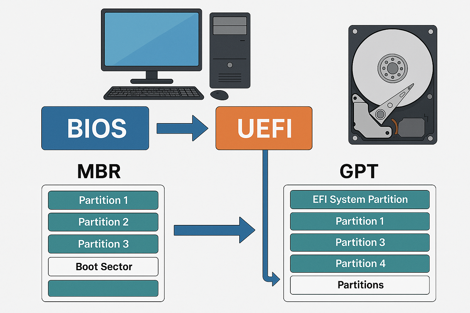 Upgrading Windows machine from BIOS to UEFI on Nutanix AHV (and IDE to SCSI/SATA)