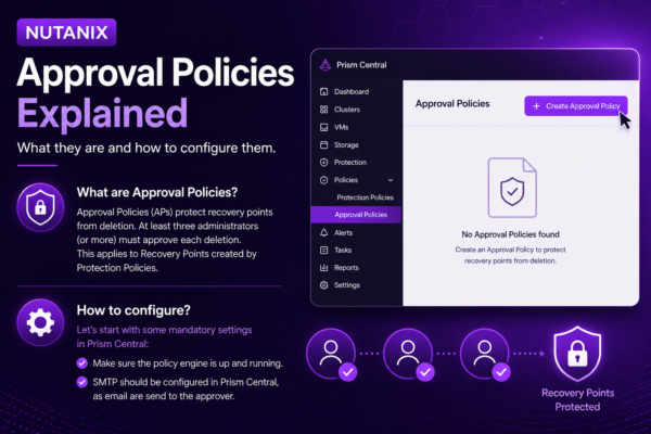 Nutanix Approval Policies