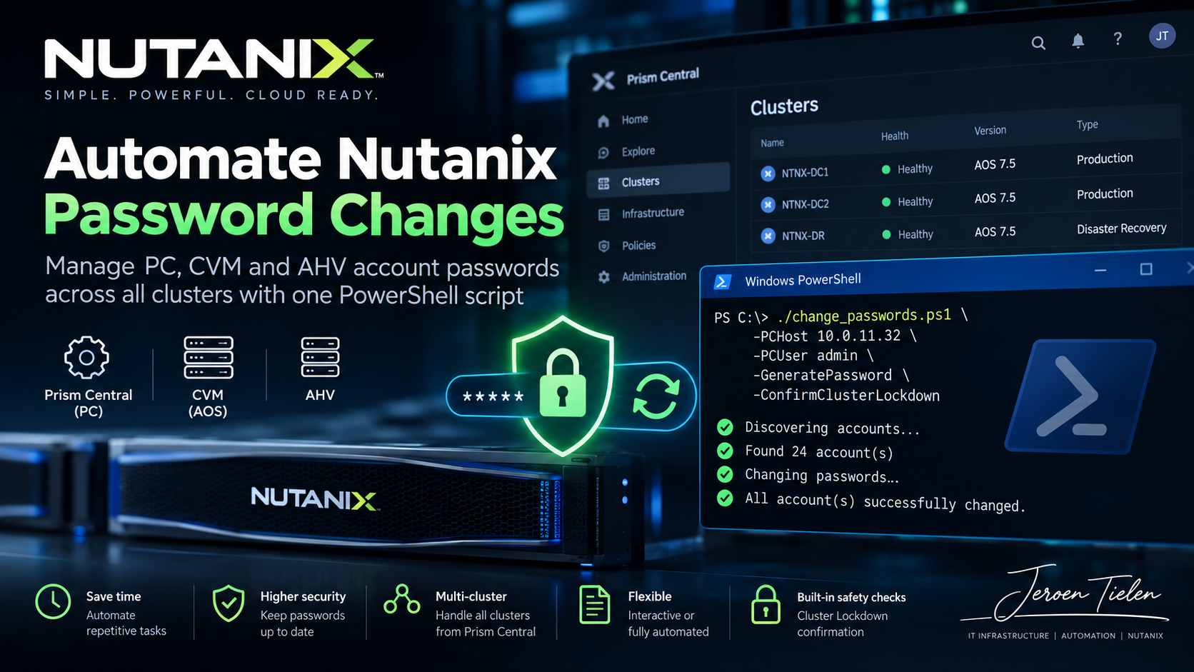 PowerShell script to API-Change all Nutanix password