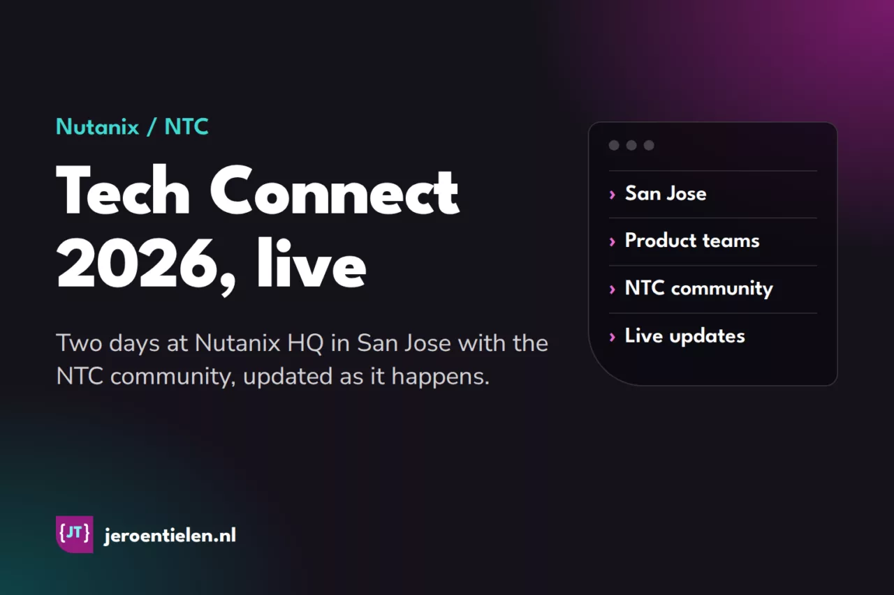 Live from Nutanix Tech Connect 2026